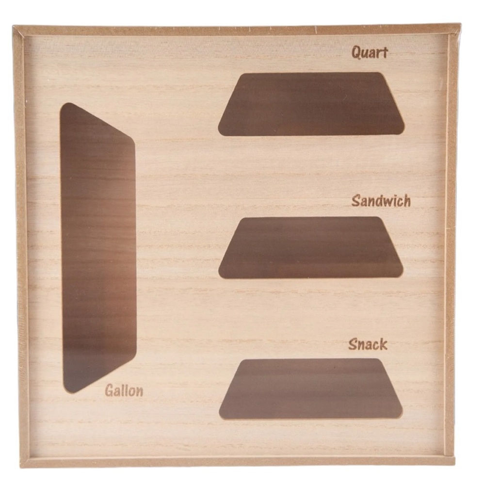 Target 🎯 Wood Food Storage Ziplock Bag Organizer